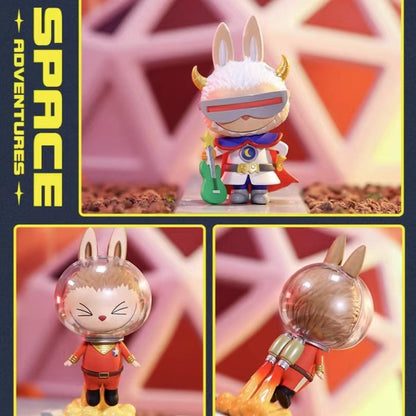 The monsters-labubu space adventure series blind-box figures toy
