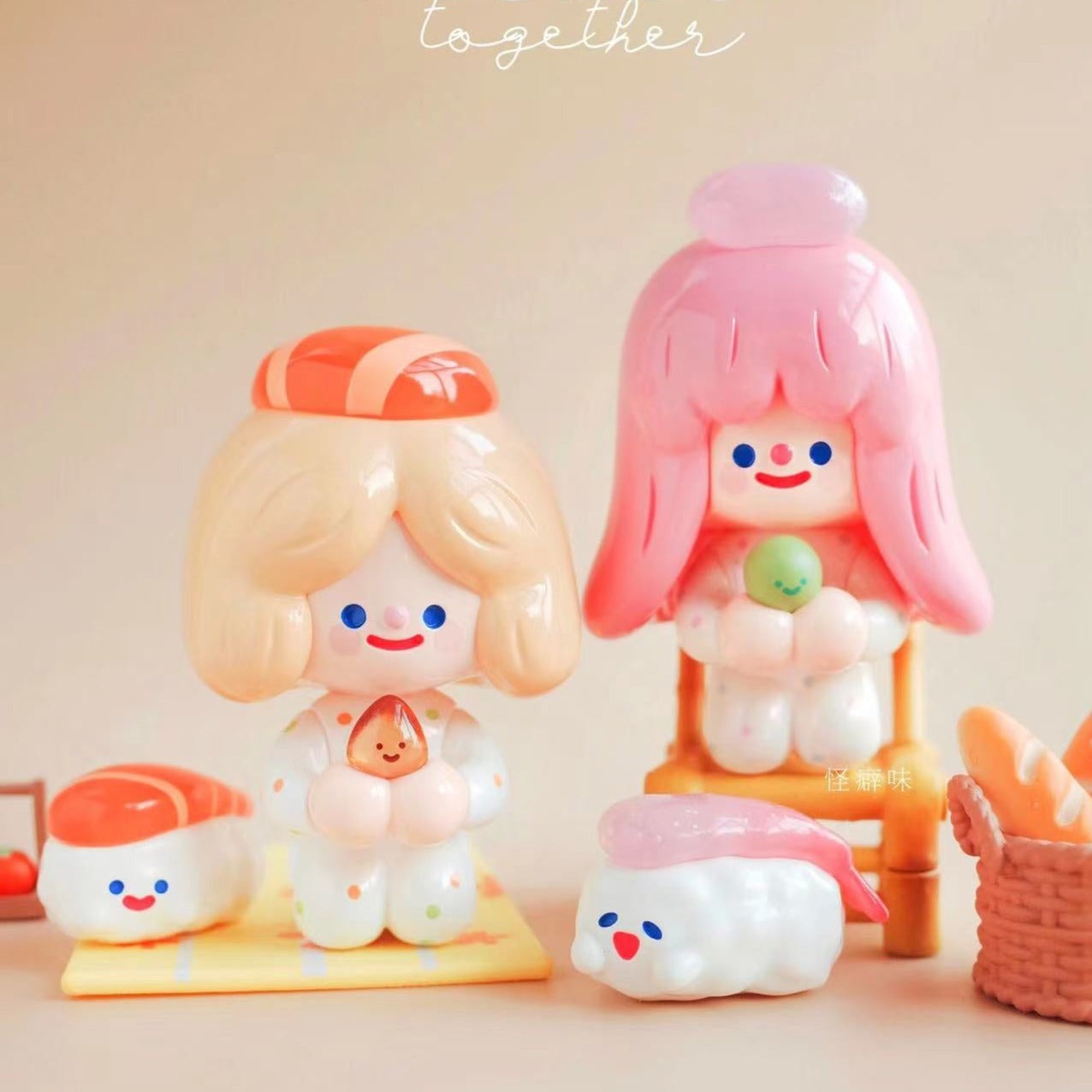 Rico happy picnic together series blind-box figures toy